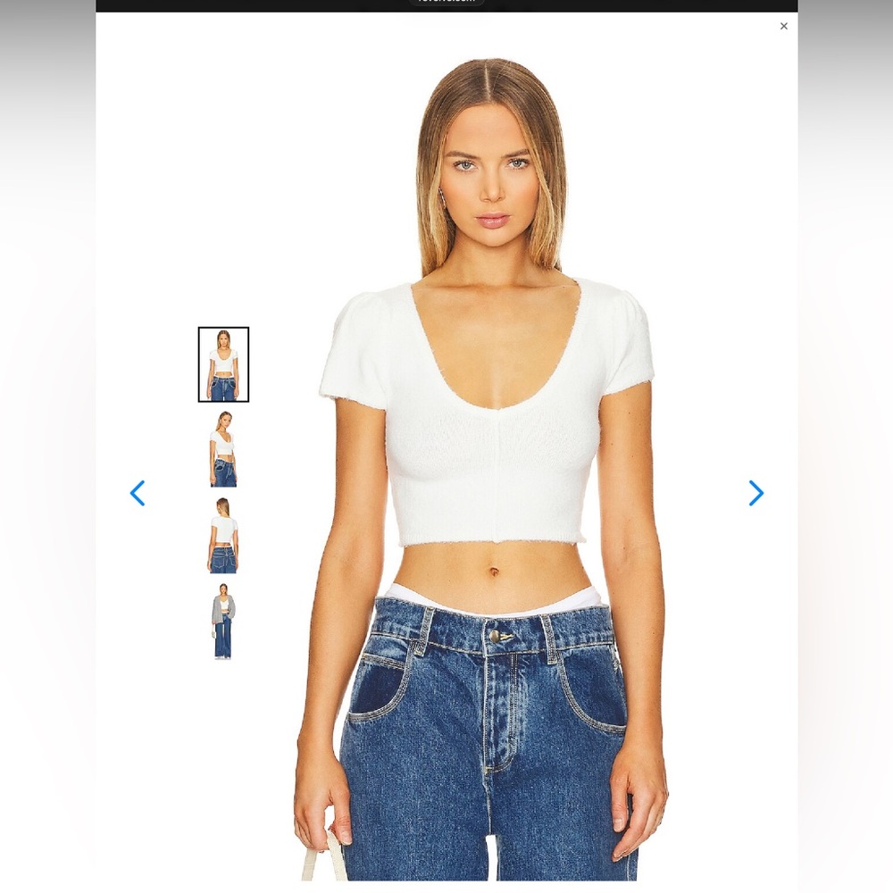 NWT free people keep me warm crop